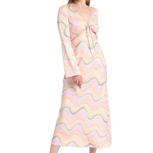 TOPSHOP Retro Long Dress - Picture 10 of 11